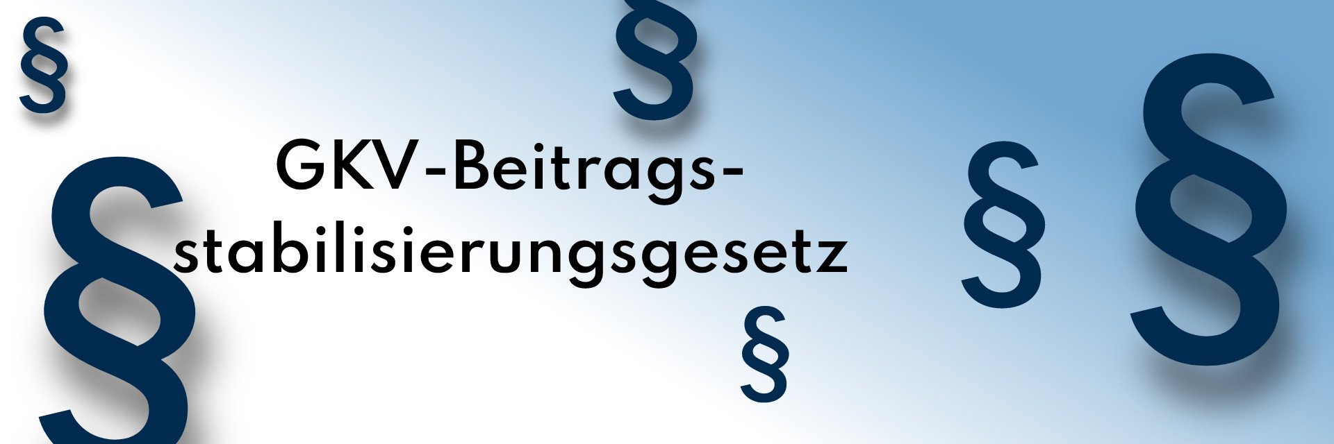 BDN zum Beitragsstabilisierungsgesetz